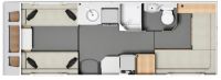 2024 Elddis Rambler 19 RL Layout