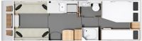 2025 Elddis Crusader Tempest (D) Layout