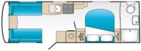 2020 Coachman VIP 575 Layout