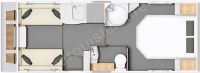 2022 Compass Casita 550 Layout