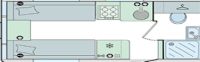 2025 Bailey Phoenix GT75 420 (D) Layout