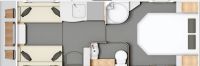 2025 Elddis Crusader Aurora (D) Layout