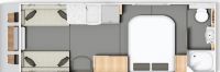 2025 Elddis Crusader Mistral Layout