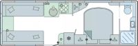 2024 Bailey Unicorn Cartagena (D) Layout