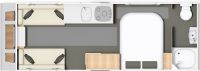 2025 Elddis Xplore XC Quad (D) Layout