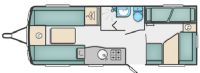 2019 Swift Challenger 590 Layout
