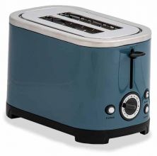 Quest Rocket 2 Slice Low Watt Slate Stainless Steel Toaster