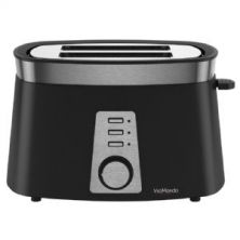 Via Mondo 240V 920W Black Toaster