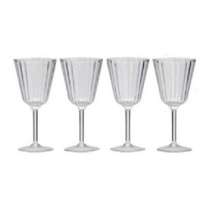 Crystal Line Clear Wine Glass 220ml 4pk