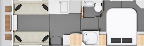 2025 Elddis Crusader Zephyr (D) Layout