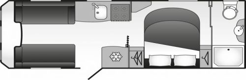 2024 Coachman VIP 575 with Extra fittings Layout