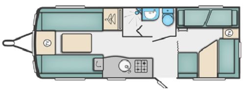 2018 Swift Challenger 590 Layout