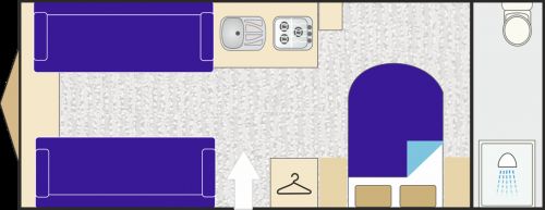 2024 Elddis Rambler 19 TB Layout