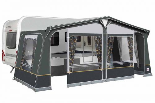 2021 Dorema Daytona Touring Awning: Blue/Grey: Size 10 875-900: Steel Frame