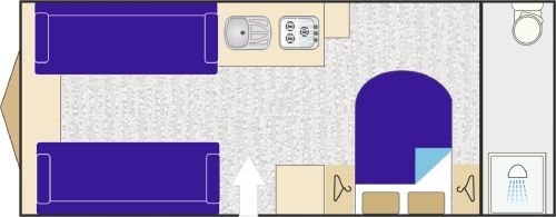 2020 Swift Challenger 580 Layout