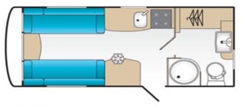 2020 Coachman VIP 460 Layout