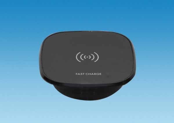 C-Line Black Wireless Charger Point